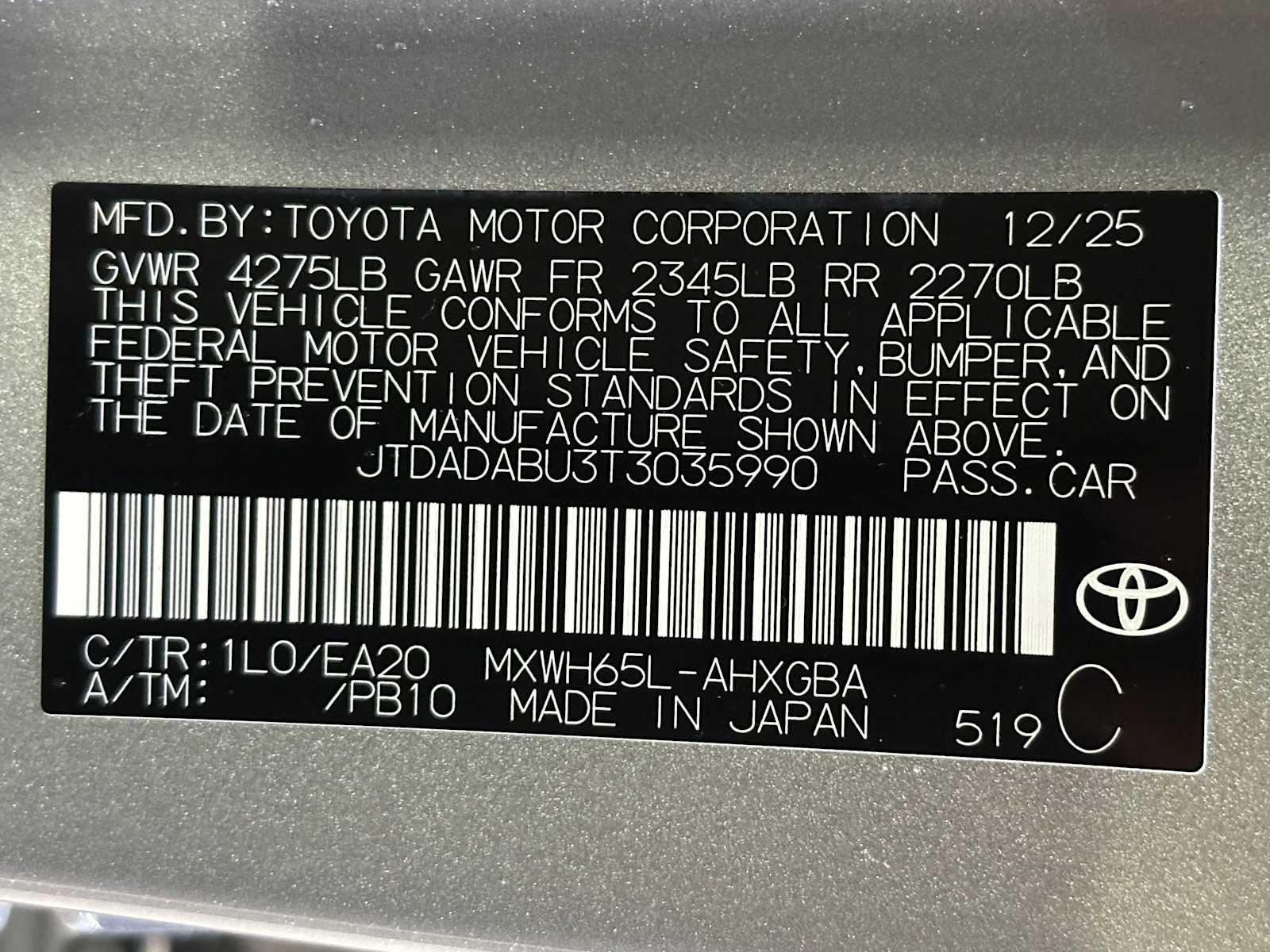 2026 Toyota Prius XLE AWD