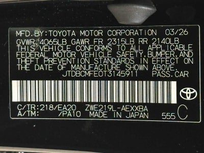 2026 Toyota Corolla Hybrid XLE
