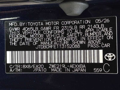 2026 Toyota Corolla Hybrid XLE
