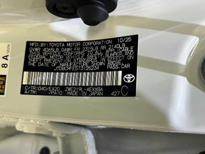 2026 Toyota Corolla Hybrid Hybrid XLE