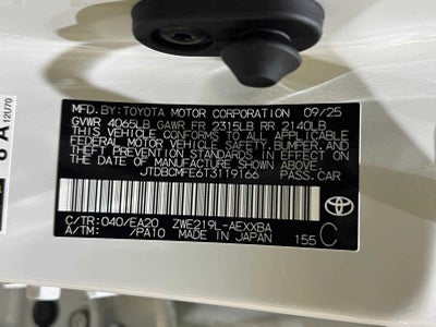 2026 Toyota Corolla Hybrid Hybrid XLE