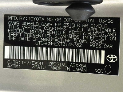 2026 Toyota Corolla Hybrid Hybrid XLE