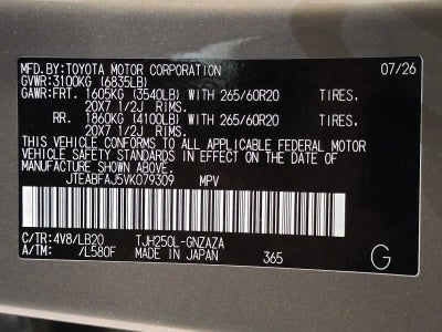 2027 Toyota Land Cruiser Land Cruiser