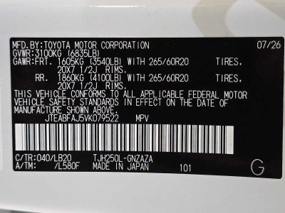 2027 Toyota Land Cruiser Land Cruiser