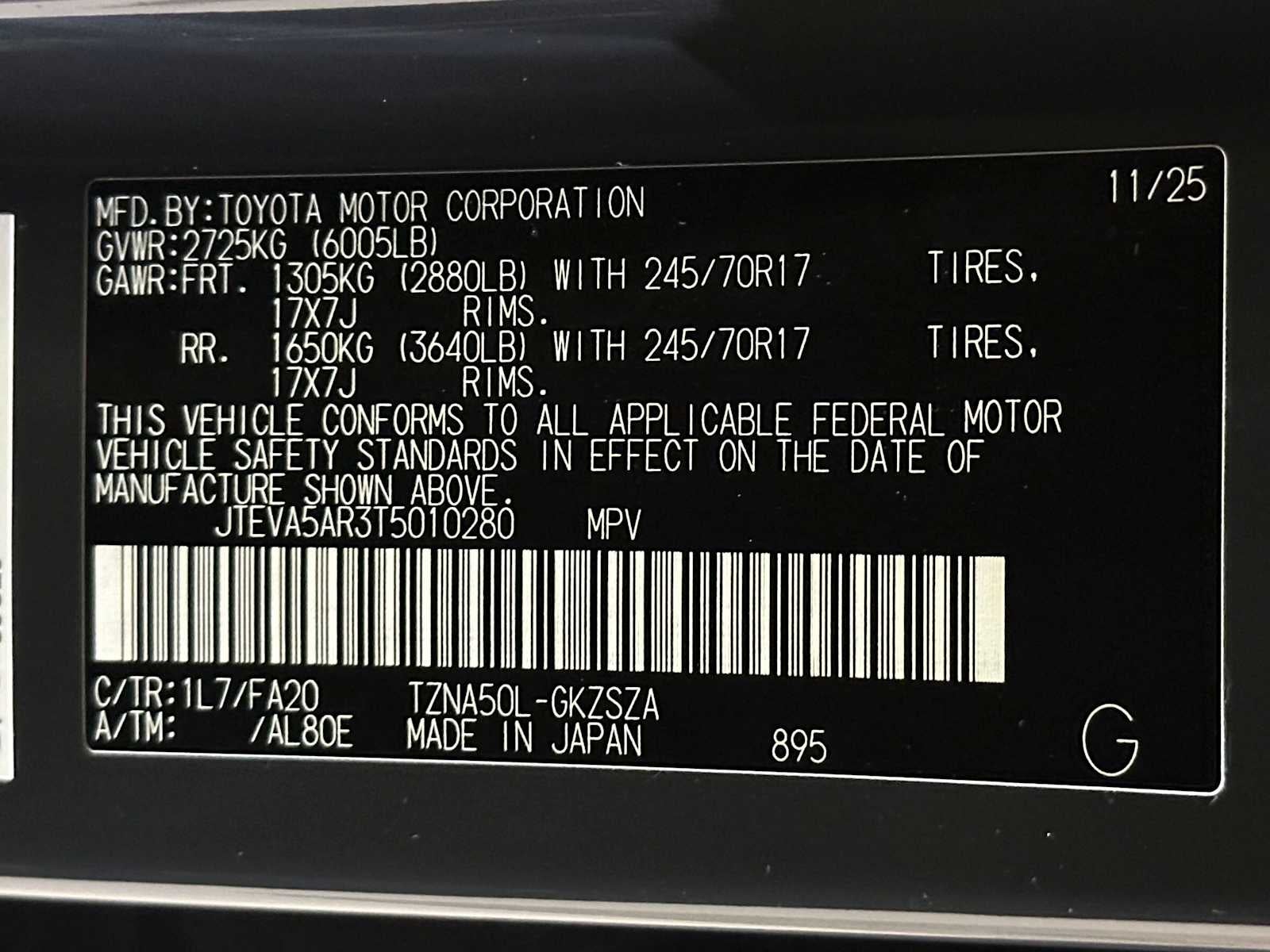 2026 Toyota 4Runner SR5