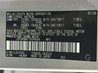 2026 Toyota 4Runner SR5