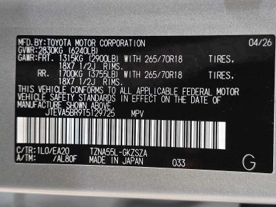 2026 Toyota 4Runner TRD Off-Road Premium