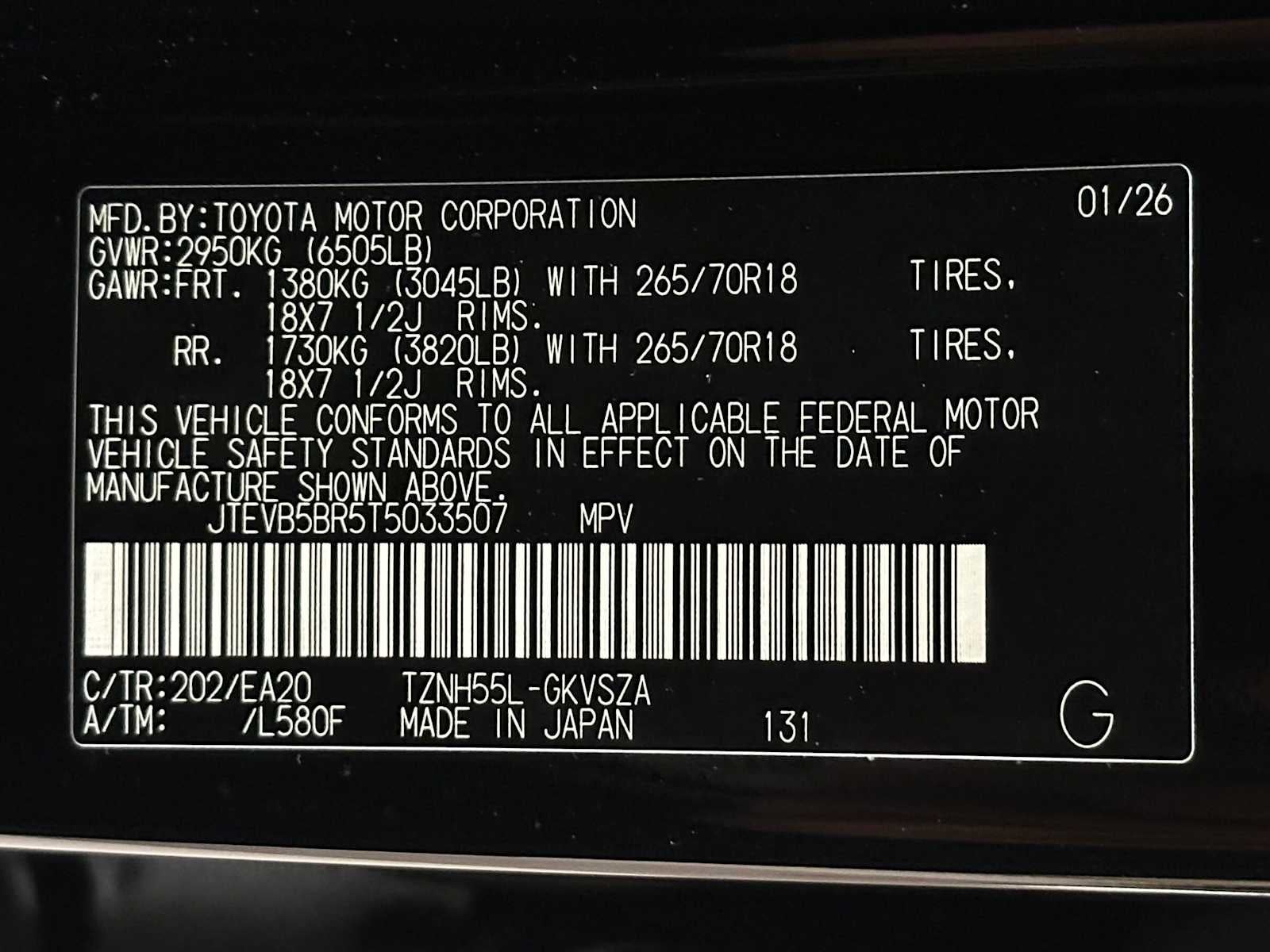 2026 Toyota 4Runner Hybrid TRD Off Road Premium