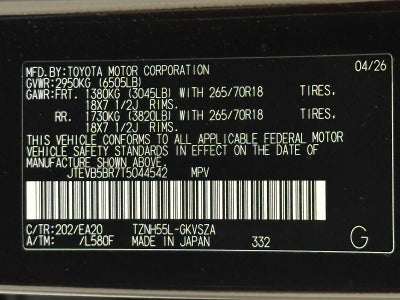 2026 Toyota 4Runner Hybrid TRD Off Road Premium