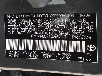 2026 Toyota Corolla XSE