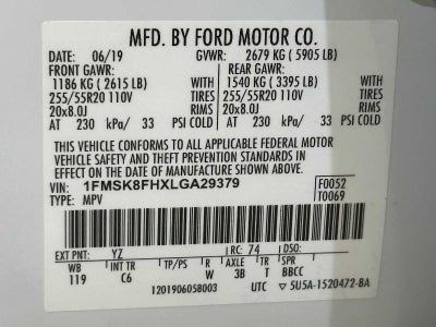 2020 Ford Explorer Limited