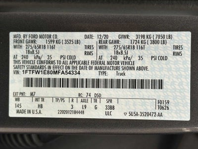2021 Ford F-150 LARIAT