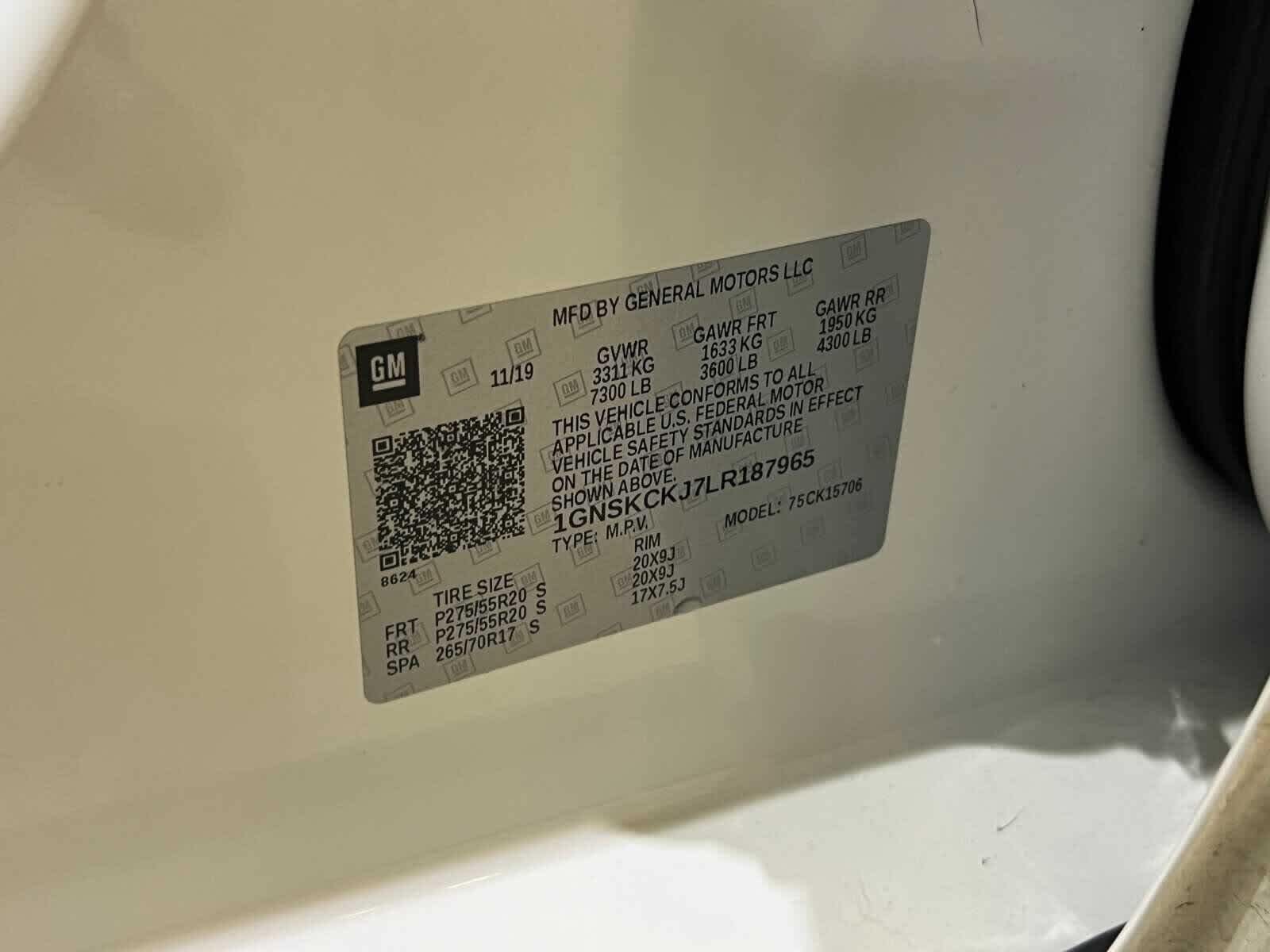 2020 Chevrolet Tahoe Premier