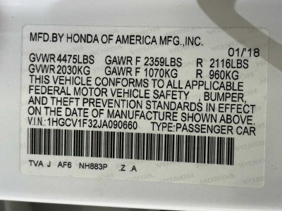 2018 Honda Accord Sport 1.5T