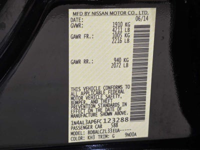 2015 Nissan Altima 2.5