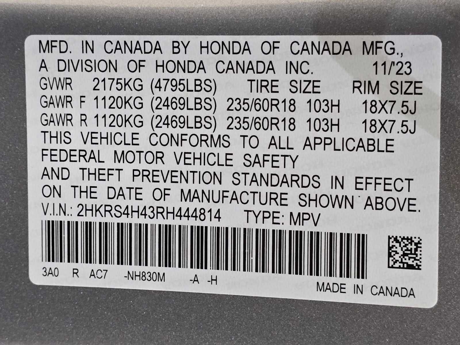 2024 Honda CR-V EX