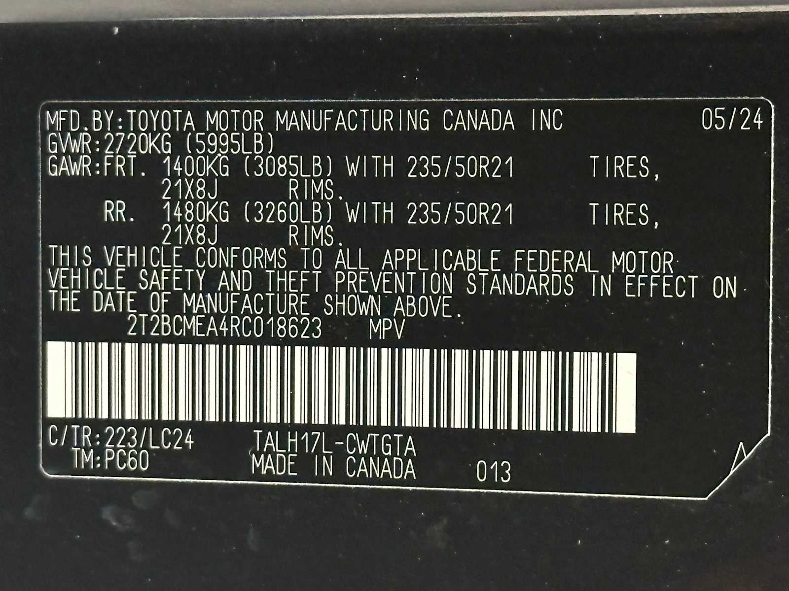2024 Lexus RX 500h F SPORT Performance