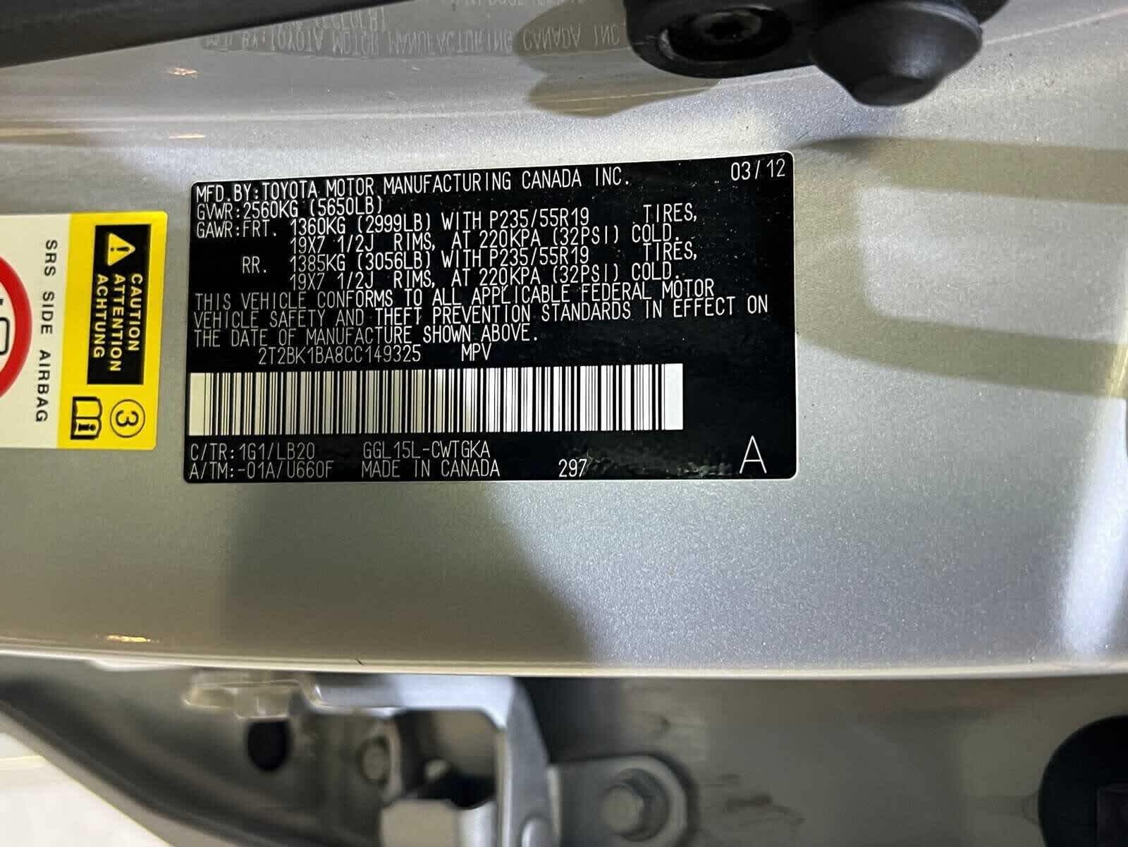 2012 Lexus RX 350 AWD 4dr