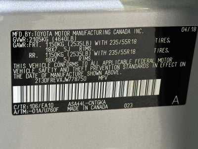 2018 Toyota RAV4 Limited