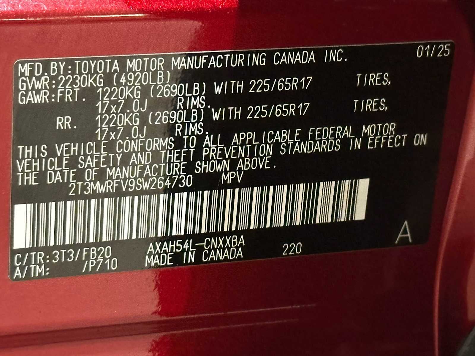 2025 Toyota RAV4 Hybrid LE