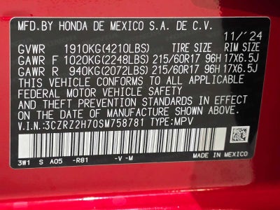2025 Honda HR-V EX-L