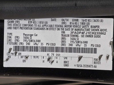 2014 Ford Fiesta Titanium