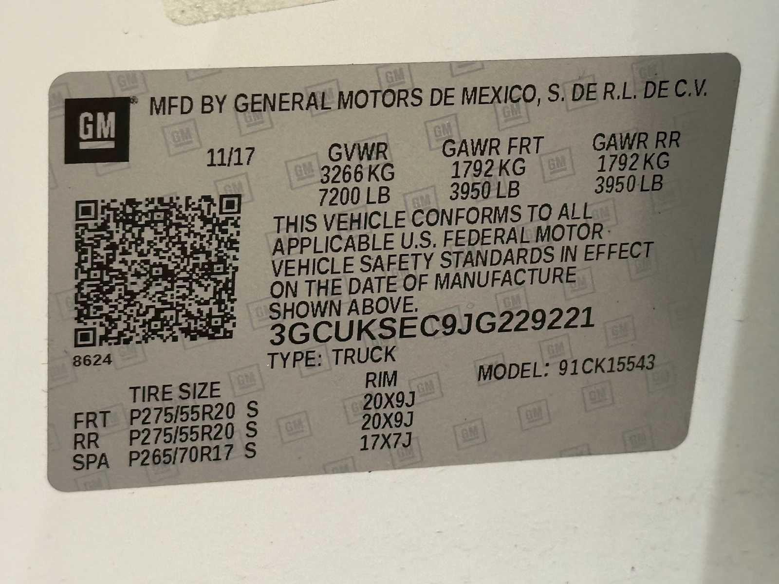 2018 Chevrolet Silverado 1500 LTZ