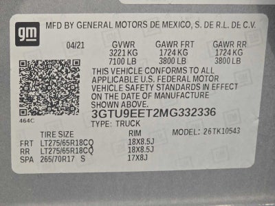 2021 GMC Sierra 1500 AT4