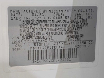 2021 Nissan Kicks SV