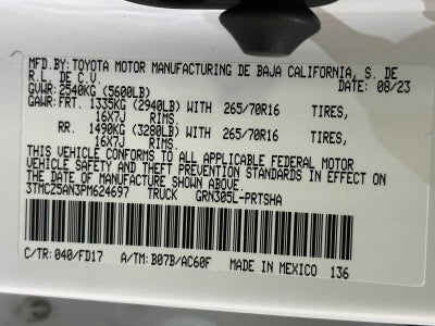 2023 Toyota Tacoma TRD Off Road