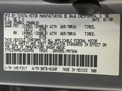 2020 Toyota Tacoma TRD Off Road