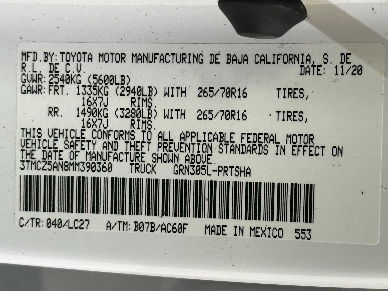 2021 Toyota Tacoma TRD Off Road