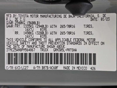 2023 Toyota Tacoma TRD Off Road