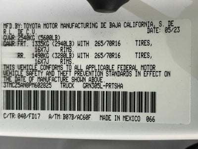 2023 Toyota Tacoma TRD Off Road