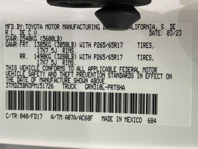 2023 Toyota Tacoma TRD Sport