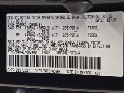 2020 Toyota Tacoma TRD Off Road