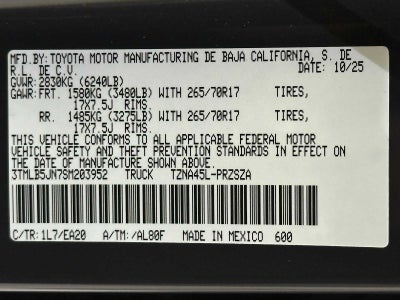 2025 Toyota Tacoma TRD Off Road