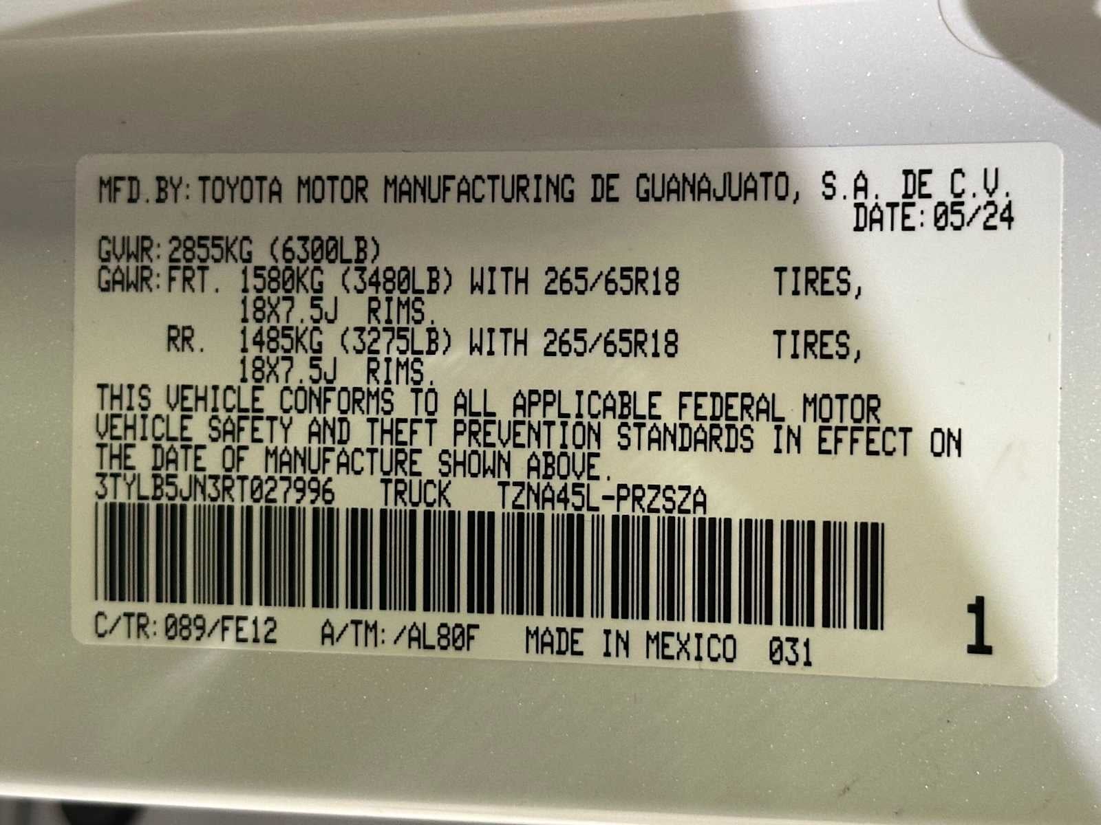 2024 Toyota Tacoma TRD Sport