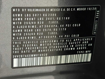 2021 Volkswagen Tiguan SE R-Line Black