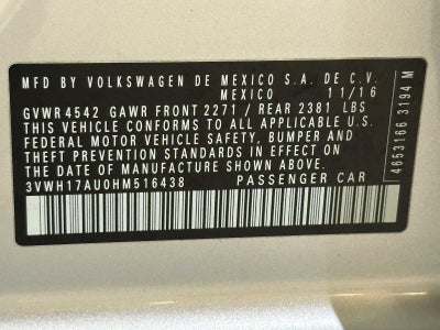 2017 Volkswagen Golf Alltrack SEL