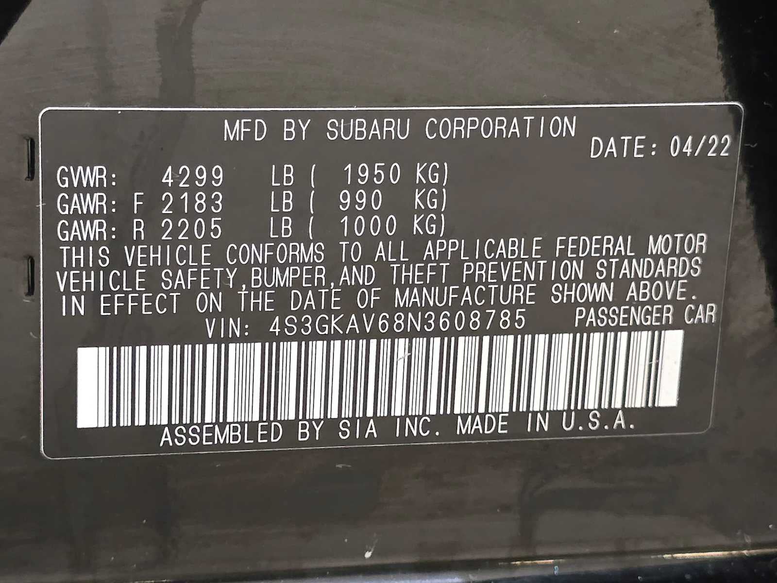 2022 Subaru Impreza Premium