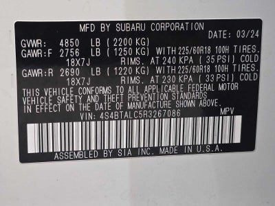 2024 Subaru Outback Onyx Edition