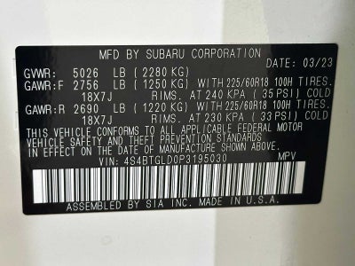 2023 Subaru Outback Onyx Edition XT