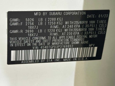 2023 Subaru Outback Touring XT