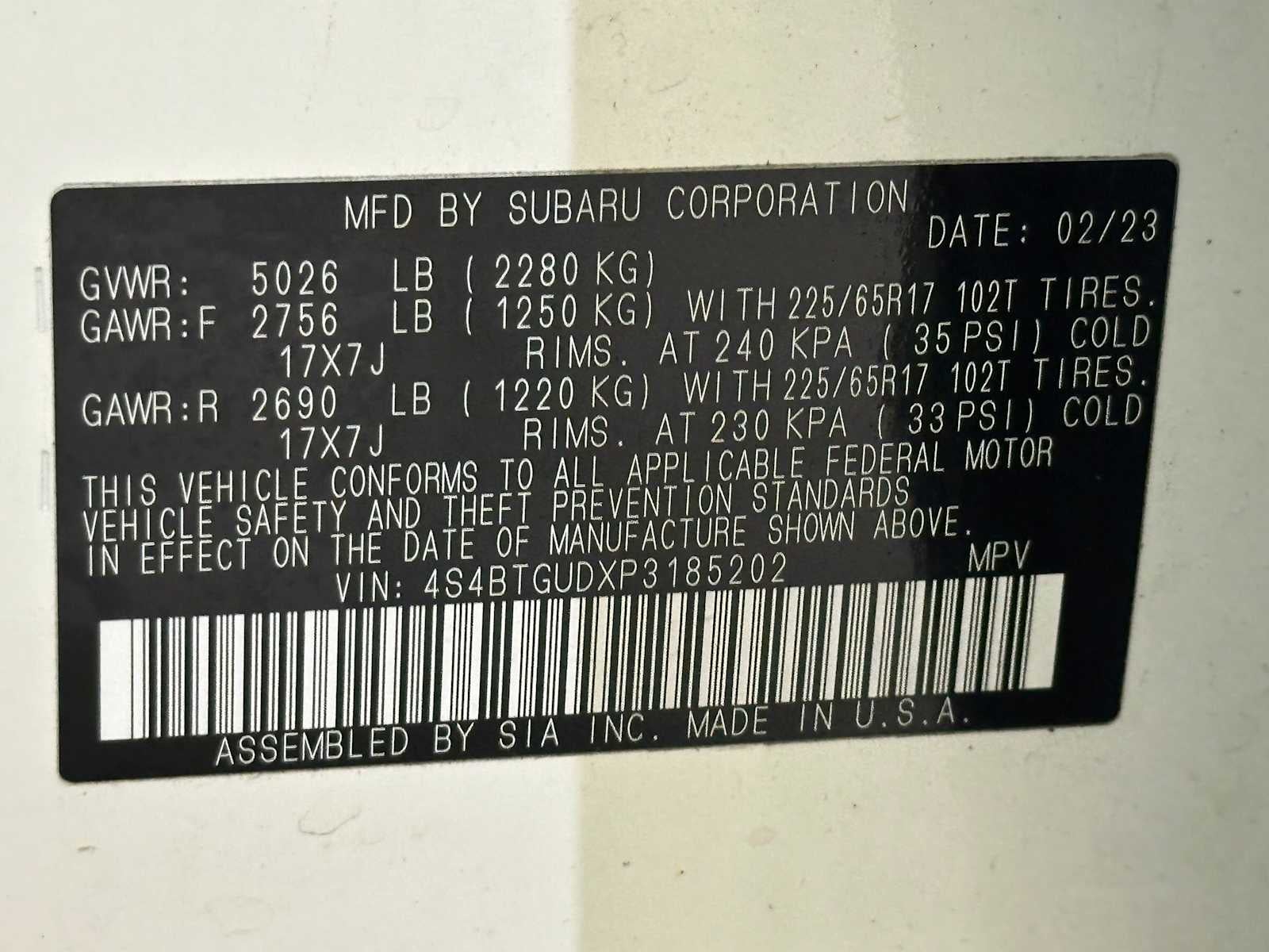 2023 Subaru Outback Wilderness
