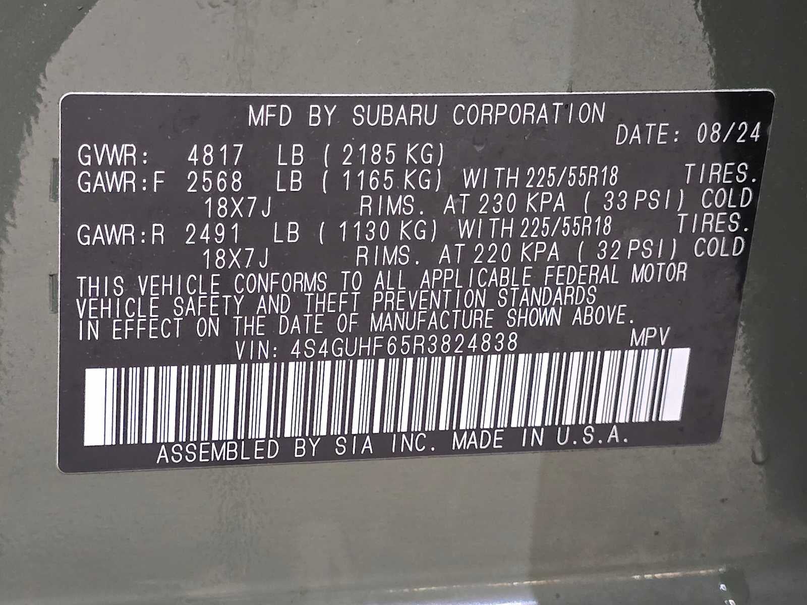 2024 Subaru Crosstrek Sport