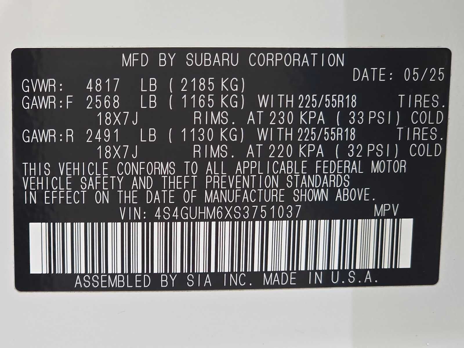 2025 Subaru Crosstrek Limited
