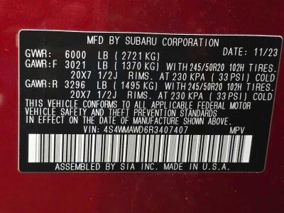 2024 Subaru Ascent Touring