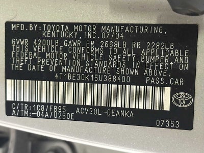 2005 Toyota Camry LE