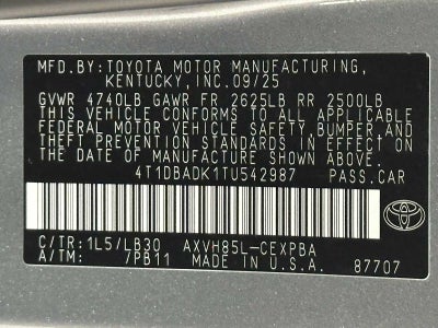 2026 Toyota Camry XSE